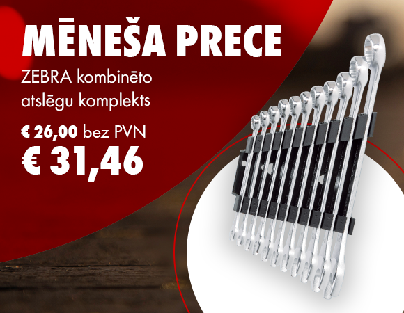 ZEBRA kombinēto atslēgu komplekts